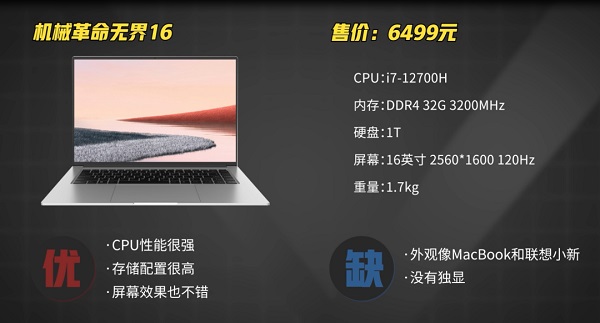 3500到10000元笔记本电脑推荐2022