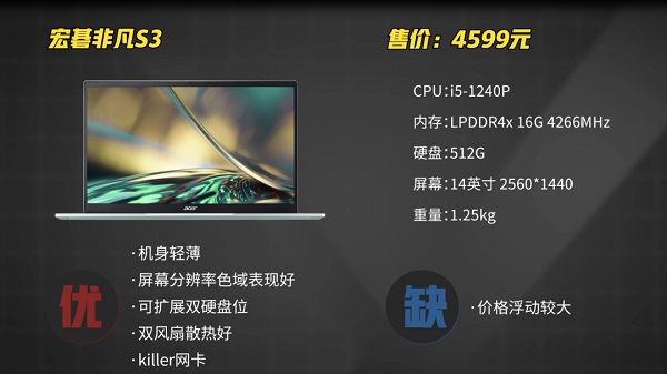 3500到10000元笔记本电脑推荐2022