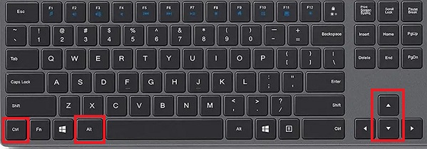 笔记本屏幕倒过来了调回去方法