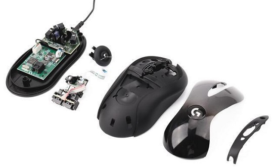 罗技mx518复刻版拆解