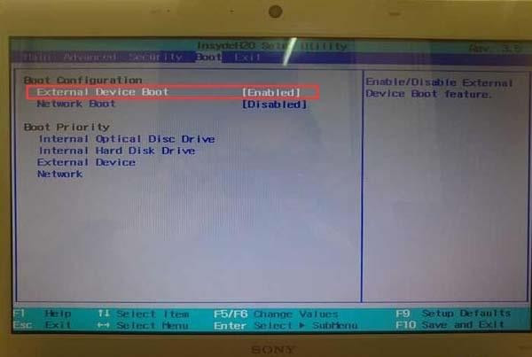 索尼笔记本怎么设置u盘启动