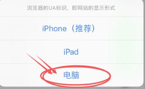 百度浏览器怎么切换成电脑版