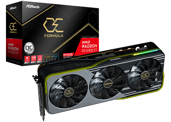 华擎RX 6900XT OC Formula 16GB评测跑分参数介绍