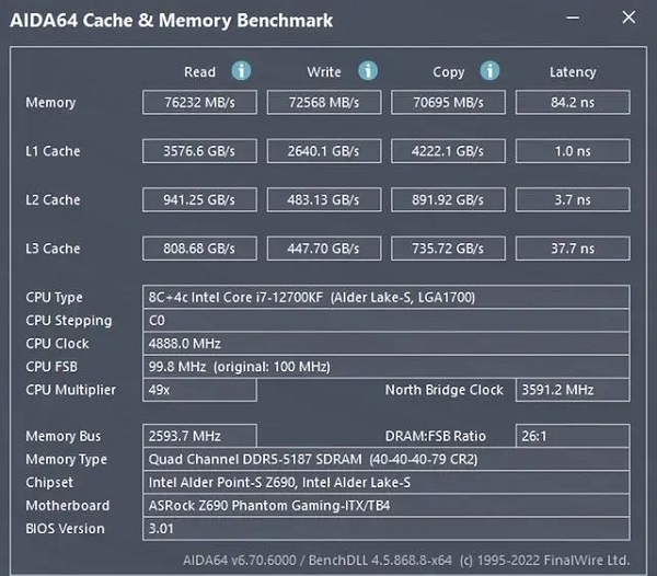 金士顿 Fury BEAST DDR5评测跑分参数介绍