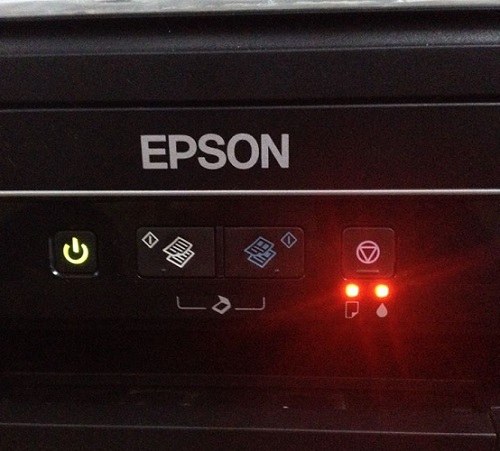 芯烨打印机error灯一直闪怎么回事