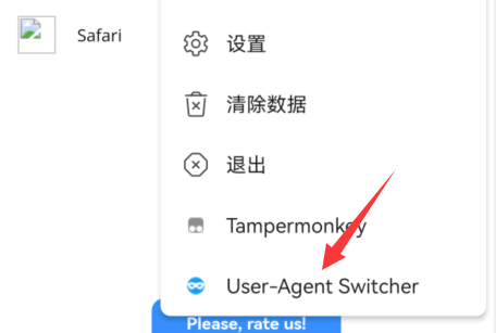 kiwi浏览器ua标识更改方法
