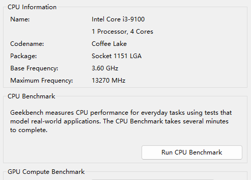 geekbench6可以看内存容量吗