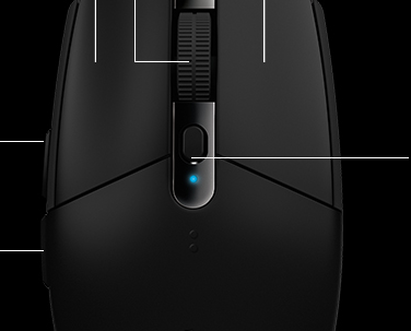 罗技g304dpi四个档位