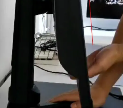 戴尔显示器升降步骤