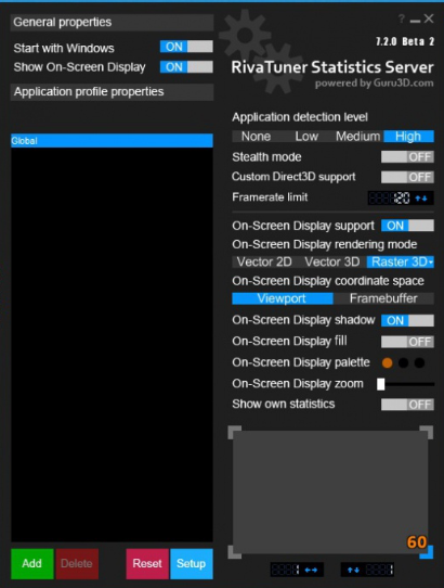 msi afterburner恢复默认设置教程
