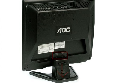 aoc显示器怎么拆底座