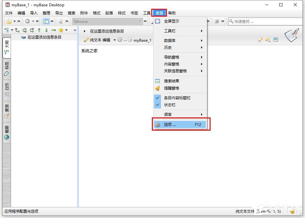 mybase Desktop Pro如何显示标签条目的图标?
