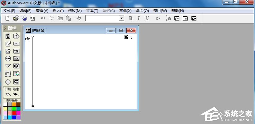 Authorware圆角矩形如何填充菱形阴影?