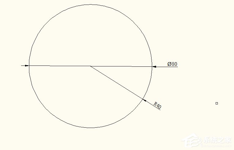 AutoCAD 2010怎么标注圆的半径与直径？