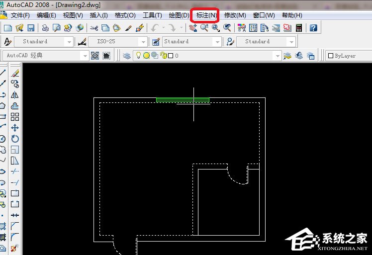 AutoCAD 2008怎么标注尺寸？AutoCAD2008快速标注的方法
