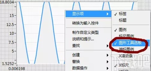 labview放大缩小波形图的方法