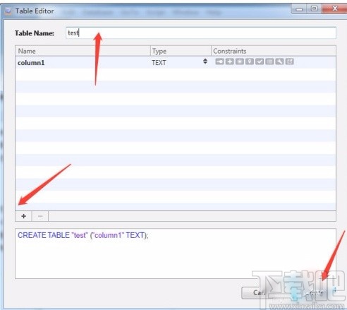 sqlitemanager创建数据库的方法