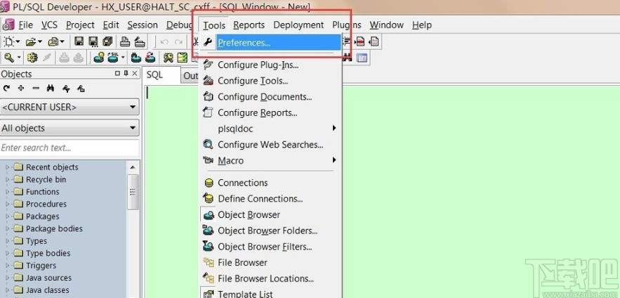 pl/sql设置快捷输入的操作方法