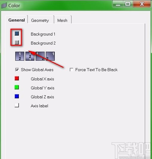 hypermesh将背景颜色设置为白色的方法