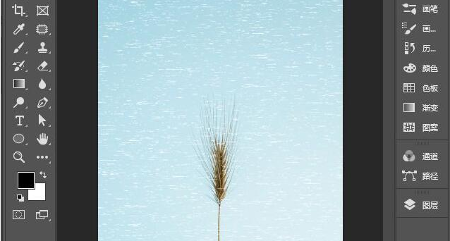 ps设置铜版雕刻背景滤镜方法介绍