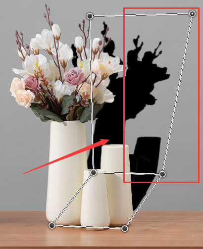 ps制作图片转角模糊阴影方法介绍