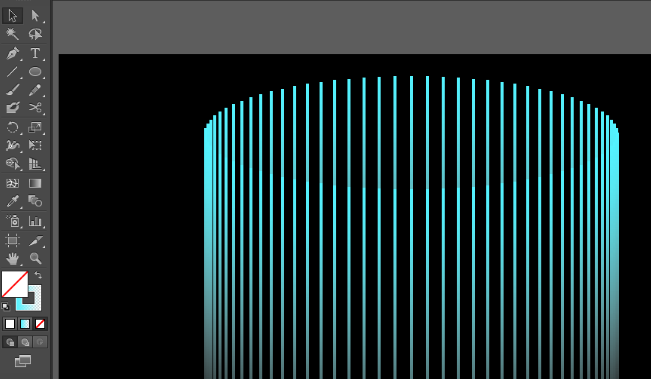 ai制作环形线条教程分享