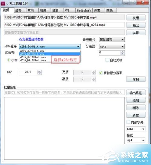 小丸工具箱怎么进行视频压制?小丸工具箱视频压制方法
