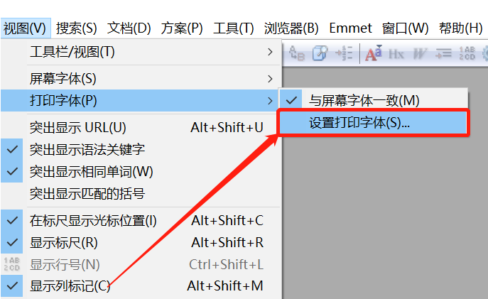 EditPlus设置打印字体技巧分享