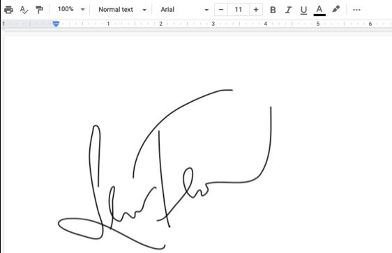 Google文档插入手写签名方法介绍