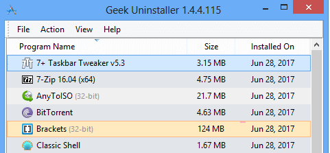 geek uninstaller卸载软件教程分享