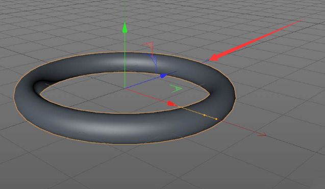c4d制作相扣圆环教程分享