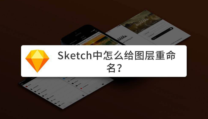 Sketch修改图层名称方法介绍