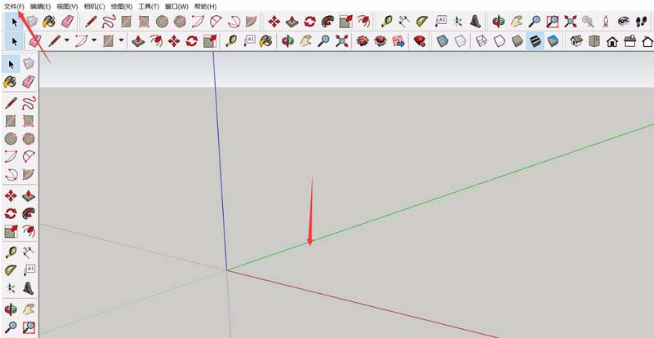 SketchUp后边线取消方法介绍