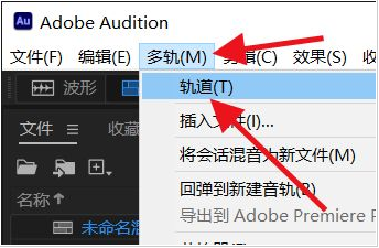 Audition空轨道删除方法介绍