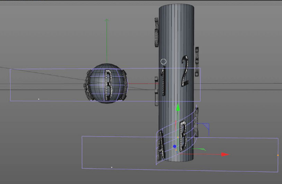 C4D圆柱体添加文字教程分享