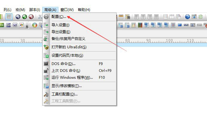 UltraEdit怎样取消自启动正则表达式