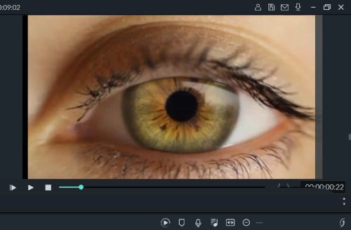 万兴喵影如何添加瞳孔转场特效