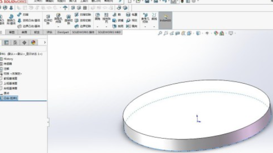 solidworks打孔设置流程介绍