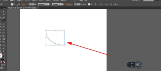 illustrator弧线工具绘制图形流程分享