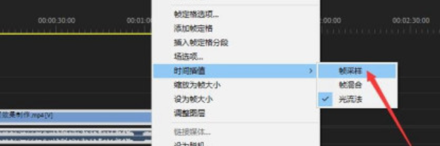 pr设置时间插值为帧采样教程介绍