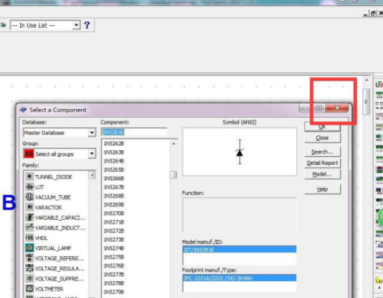 Multisim绘制1N5281B二极管方法分享