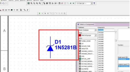 Multisim绘制1N5281B二极管方法分享