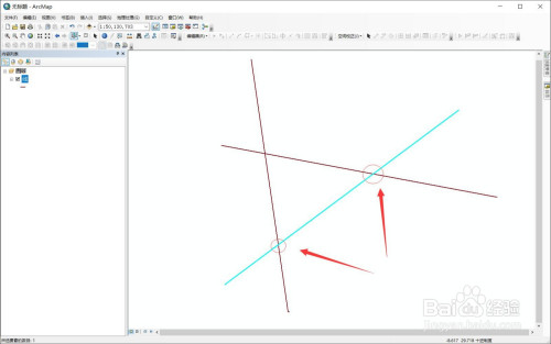 arcgis打断相交线使用方法介绍