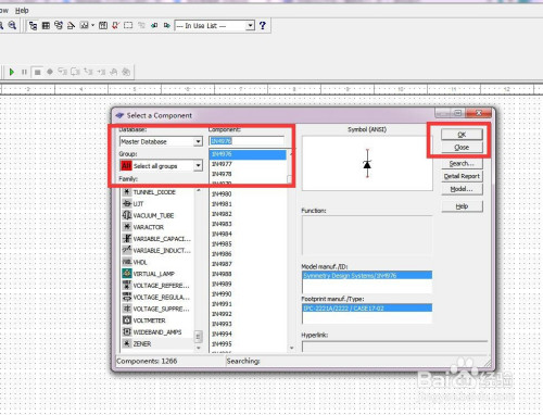 Multisim绘制1N4976二极管步骤介绍