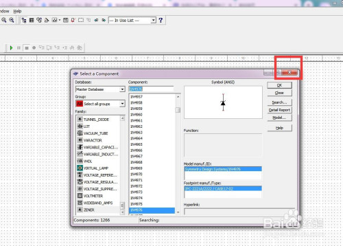 Multisim绘制1N4976二极管步骤介绍