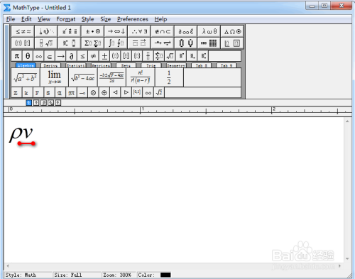 MathType密度符号输入方法分享