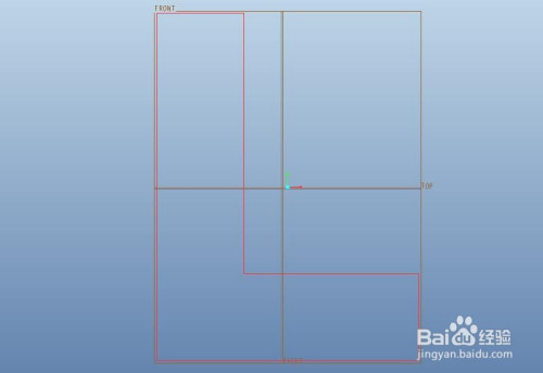proe5L型轮廓图形绘制流程介绍