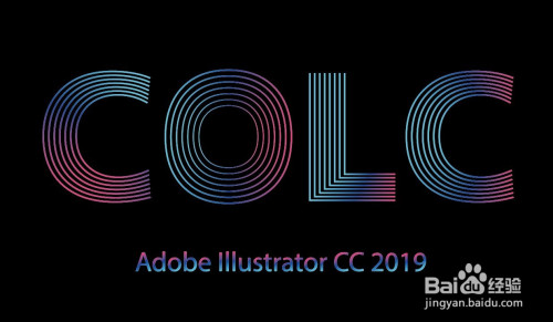 AI渐变式线条字效绘制步骤介绍