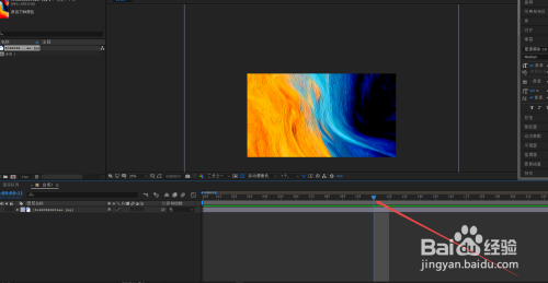 AE中时间轴指示器快速移动帧数方法分享