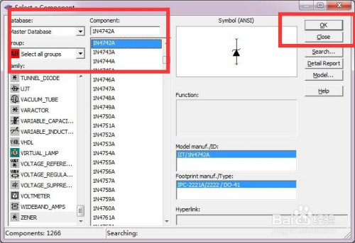 Multisim绘制1N4742A二极管步骤分享